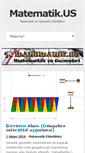 Mobile Screenshot of matematik.us
